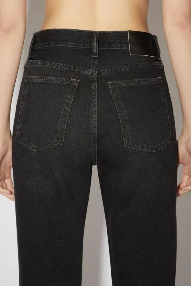 Acne Studios Jeans Woman Regular Fit Jeans 8211 MecePersonalise It Black