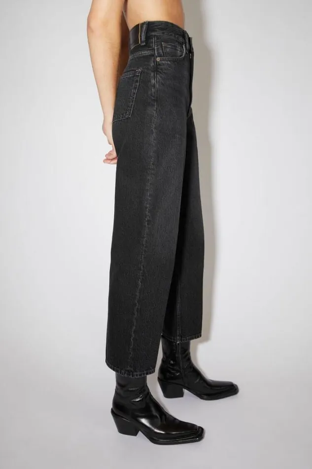 Acne Studios Jeans Woman Relaxed Fit Jeans 1993 Black
