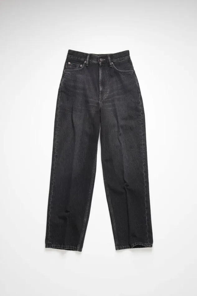 Acne Studios Jeans Woman Relaxed Fit Jeans 1993 Black