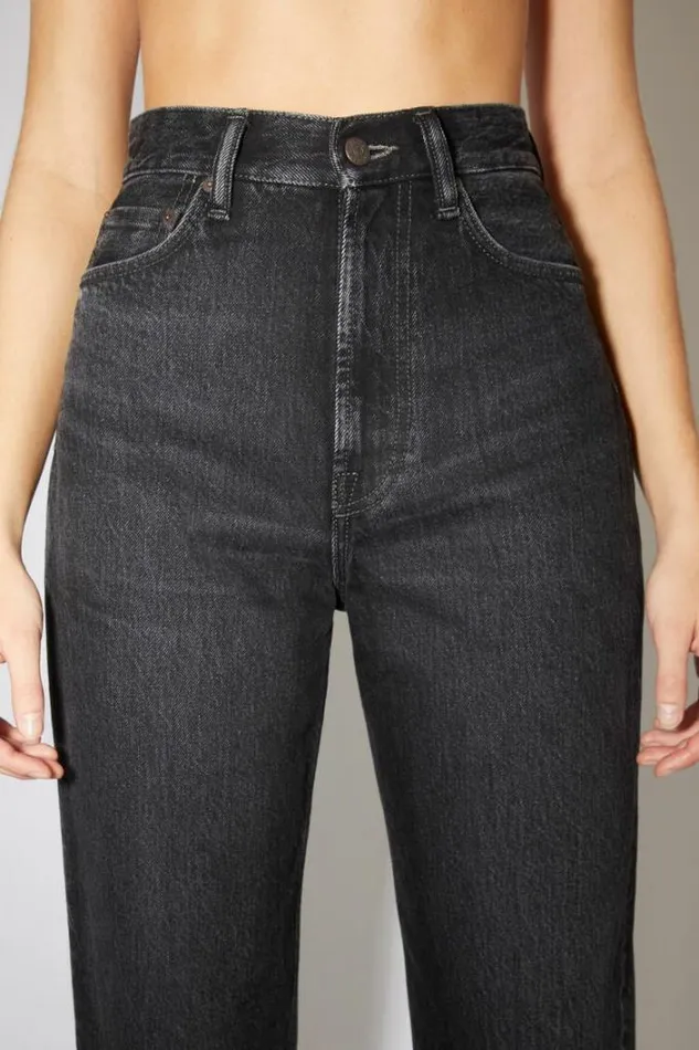 Acne Studios Jeans Woman Relaxed Fit Jeans 1993 Black