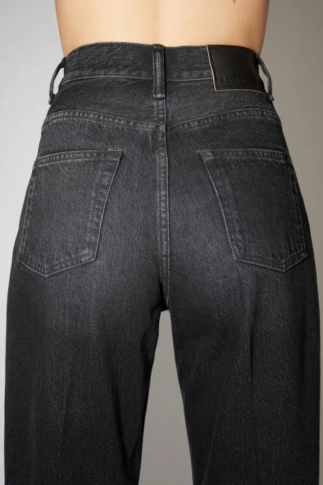 Acne Studios Jeans Woman Relaxed Fit Jeans 1993 Black