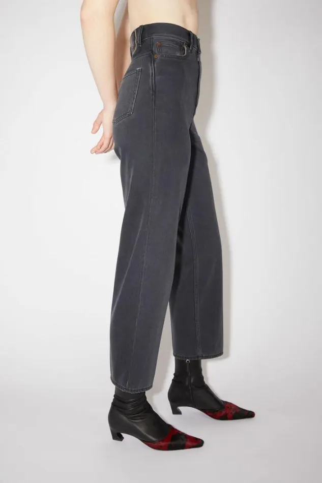 Acne Studios Jeans Woman Relaxed Fit Jeans 1993 Dark Grey