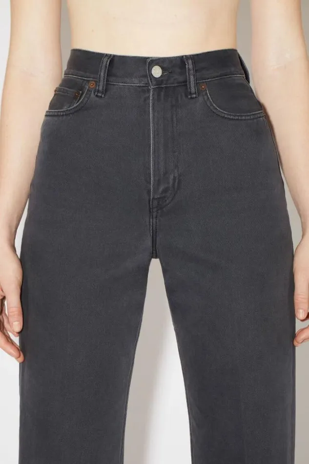 Acne Studios Jeans Woman Relaxed Fit Jeans 1993 Dark Grey