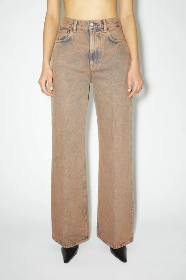 Acne Studios Jeans Woman Relaxed Fit Jeans 8211 2022 Light PinkGrey