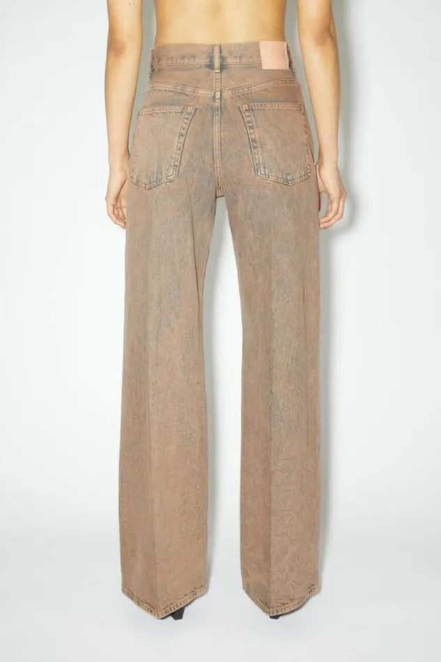 Acne Studios Jeans Woman Relaxed Fit Jeans 8211 2022 Light PinkGrey