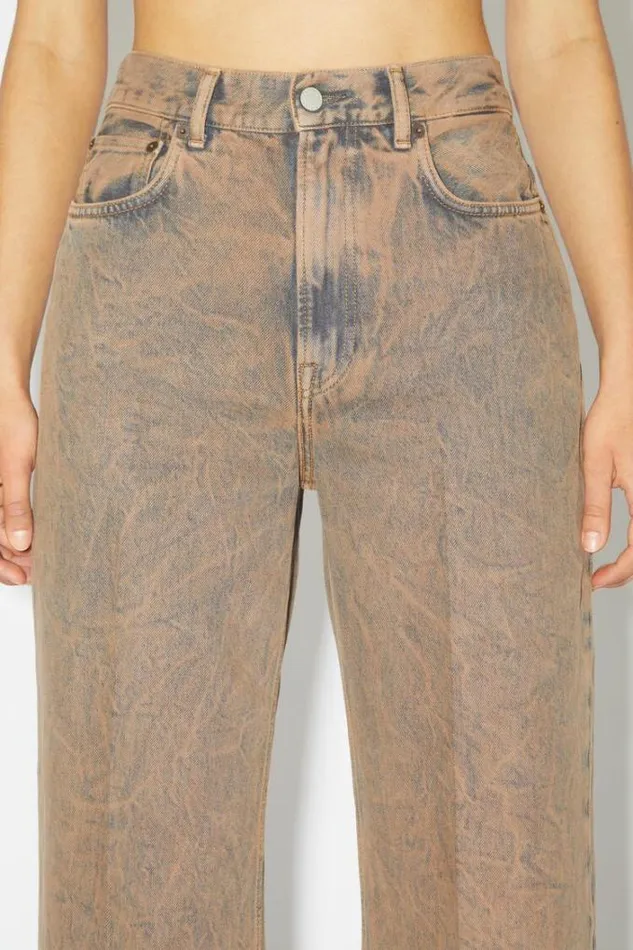 Acne Studios Jeans Woman Relaxed Fit Jeans 8211 2022 Light PinkGrey