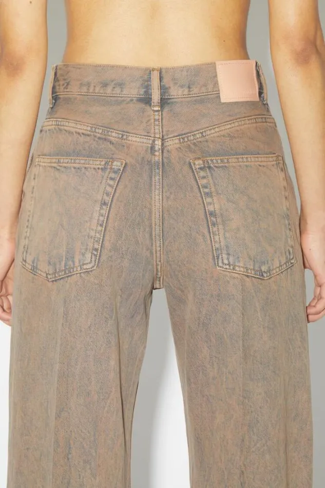 Acne Studios Jeans Woman Relaxed Fit Jeans 8211 2022 Light PinkGrey