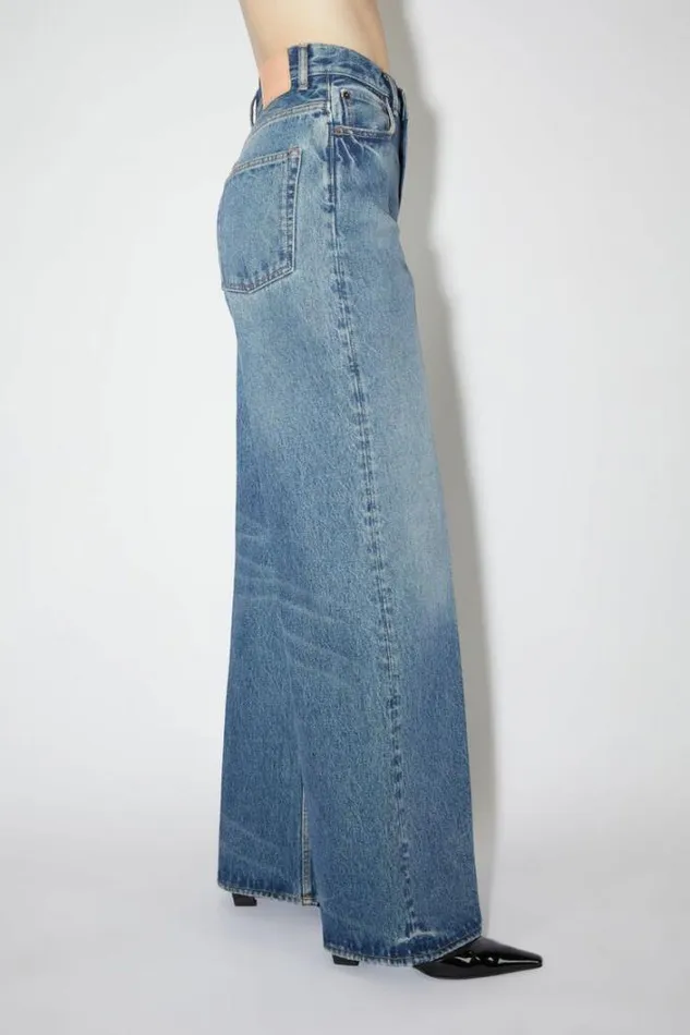 Acne Studios Jeans Woman Relaxed Fit Jeans 8211 2022 Mid Blue