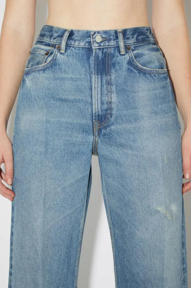 Acne Studios Jeans Woman Relaxed Fit Jeans 8211 2022 Mid Blue
