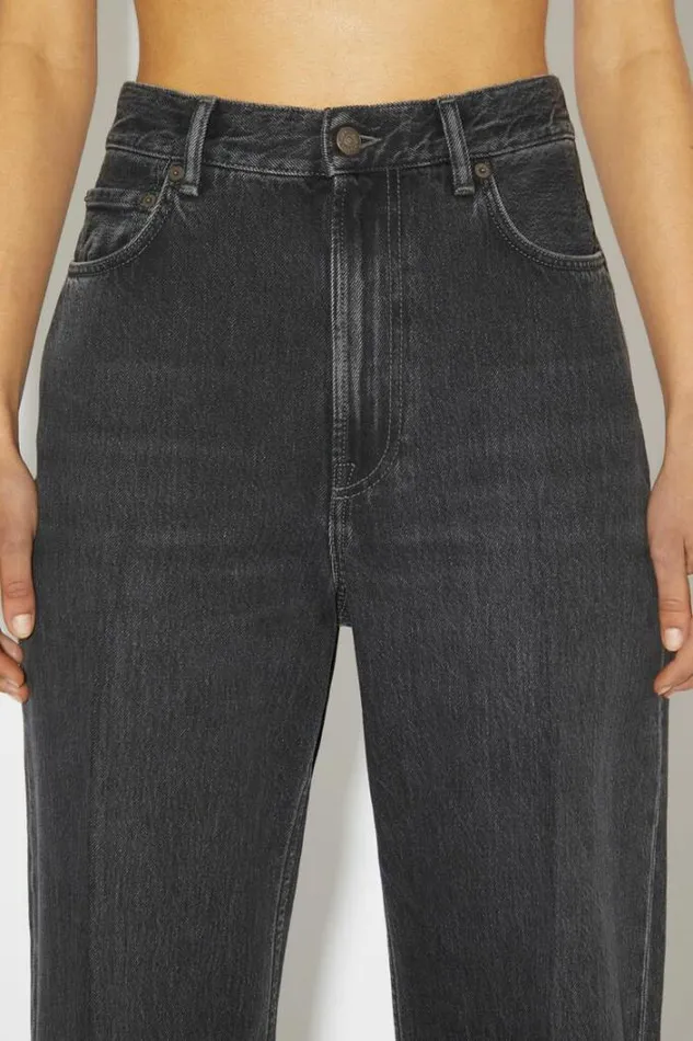 Acne Studios Jeans Woman Relaxed Fit Jeans 8211 2022Personalise It Black