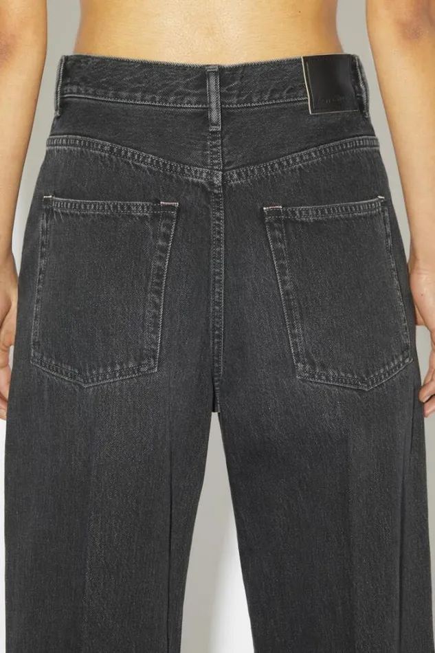 Acne Studios Jeans Woman Relaxed Fit Jeans 8211 2022Personalise It Black