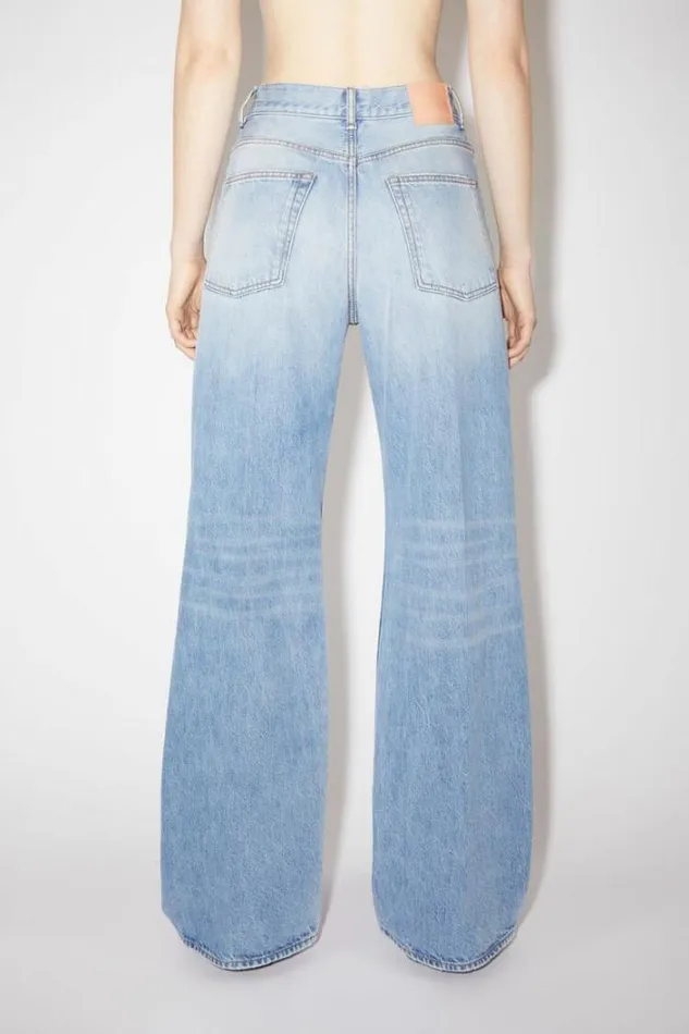 Acne Studios Jeans Woman Relaxed Fit Jeans 8211 2022Personalise It Light Blue