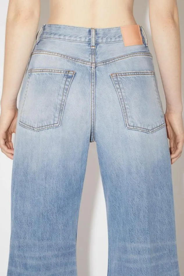 Acne Studios Jeans Woman Relaxed Fit Jeans 8211 2022Personalise It Light Blue