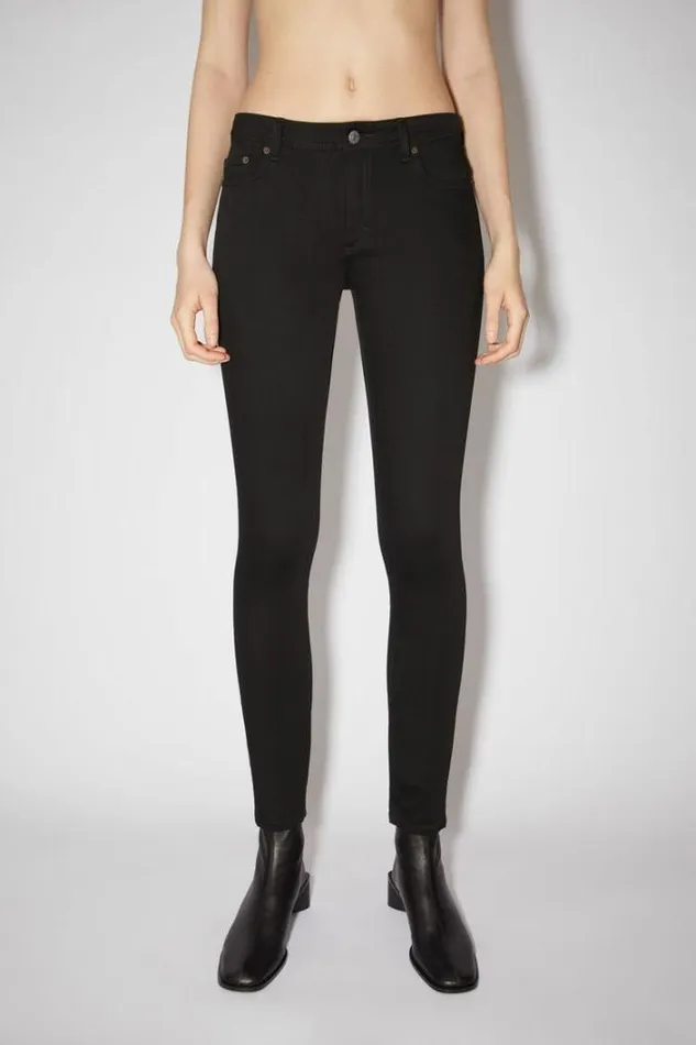 Acne Studios Jeans Woman Skinny Fit Jeans 8211 Climb Black