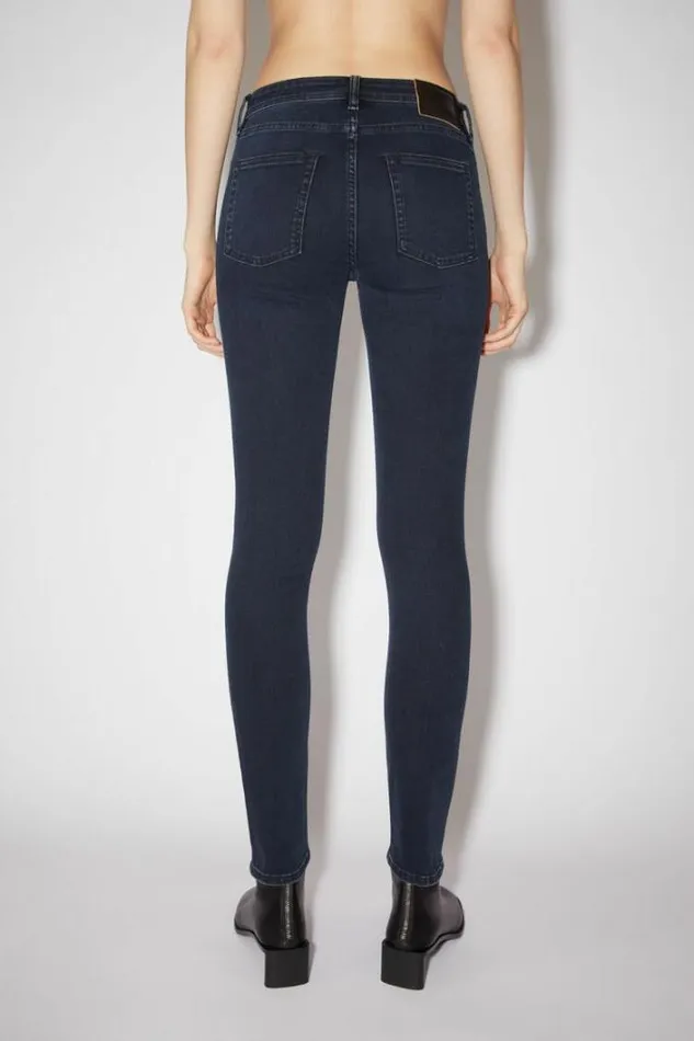 Acne Studios Jeans Woman Skinny Fit Jeans 8211 Climb BlueBlack