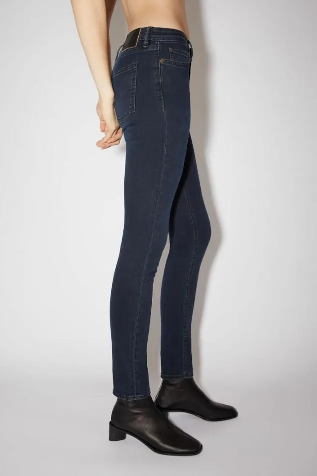 Acne Studios Jeans Woman Skinny Fit Jeans 8211 Climb BlueBlack