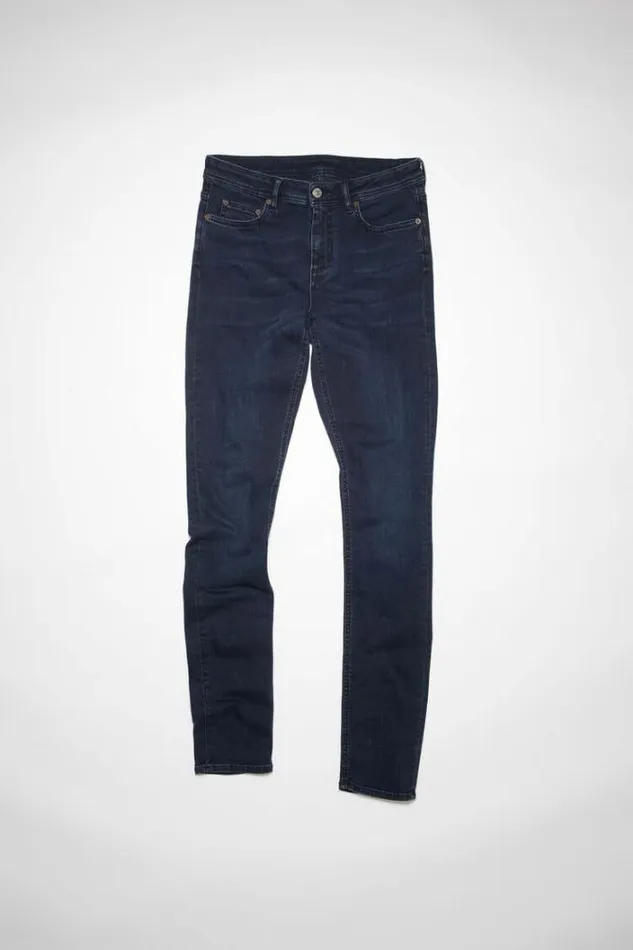 Acne Studios Jeans Woman Skinny Fit Jeans 8211 Climb BlueBlack