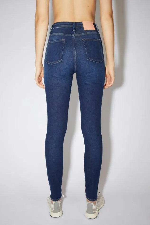 Acne Studios Jeans Woman Skinny Fit Jeans 8211 Peg Dark Blue