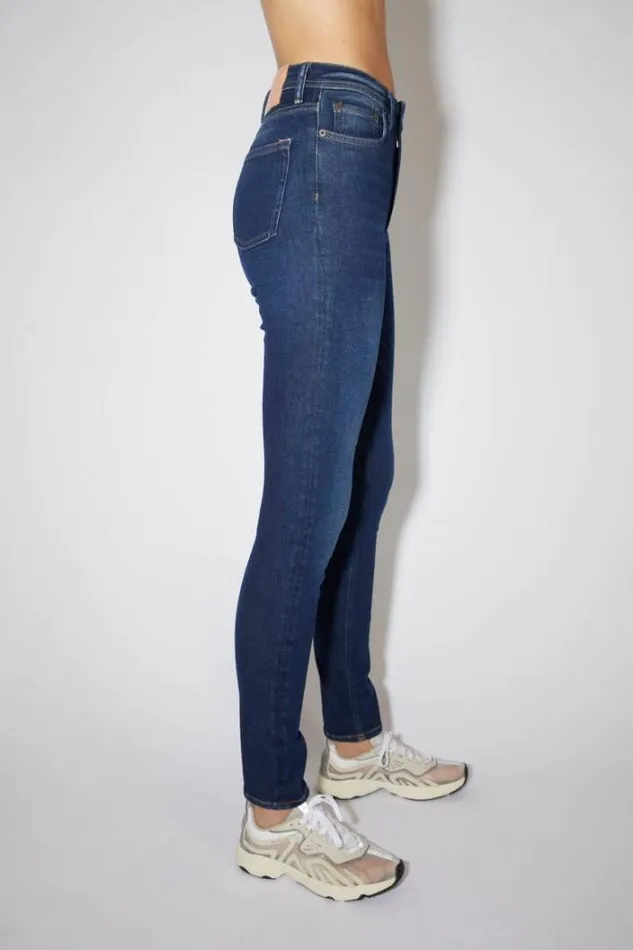 Acne Studios Jeans Woman Skinny Fit Jeans 8211 Peg Dark Blue