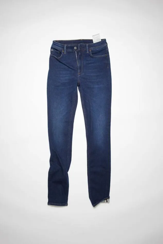 Acne Studios Jeans Woman Skinny Fit Jeans 8211 Peg Dark Blue