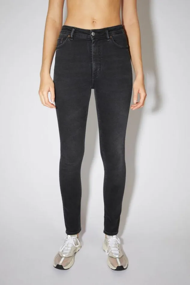 Acne Studios Jeans Woman Skinny Fit Jeans 8211 Peg Used Black