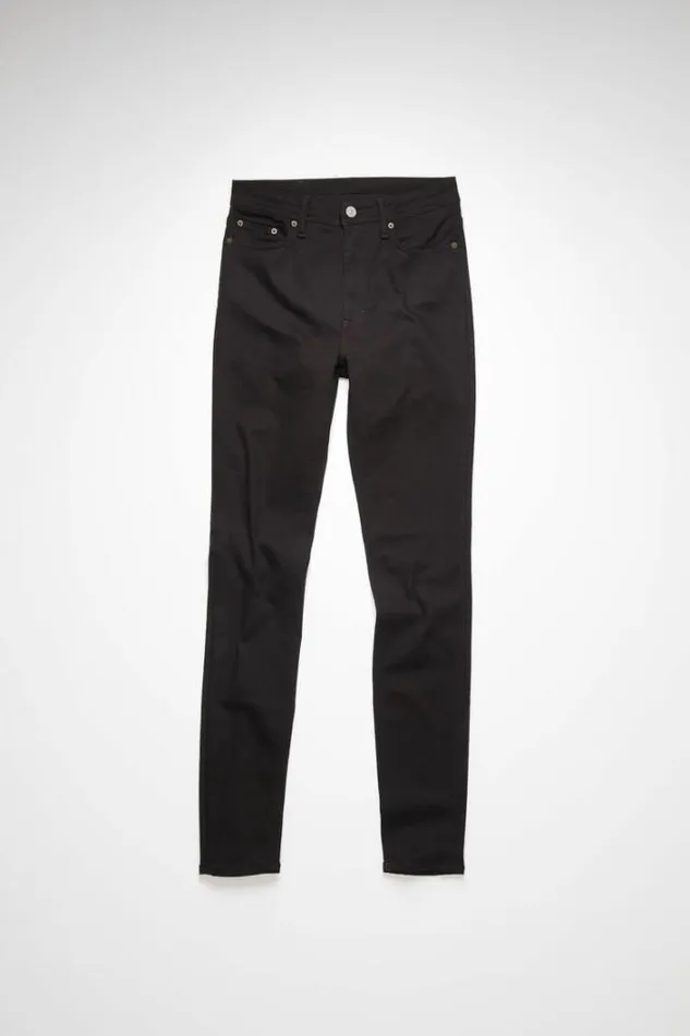 Acne Studios Jeans Woman Skinny Fit Jeans Black