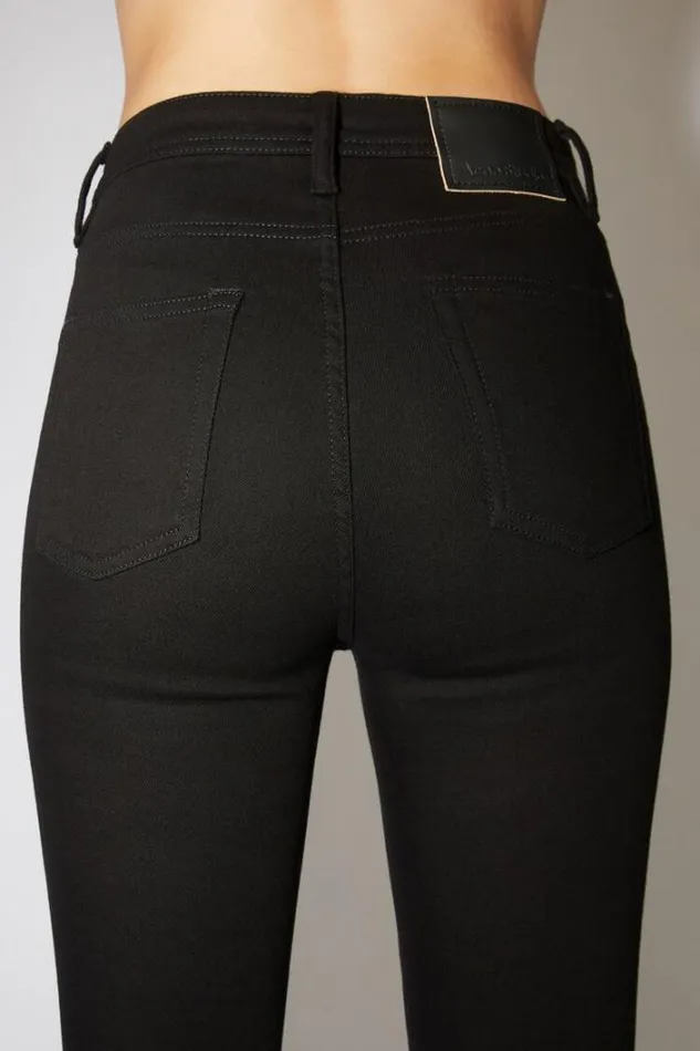 Acne Studios Jeans Woman Skinny Fit Jeans Black