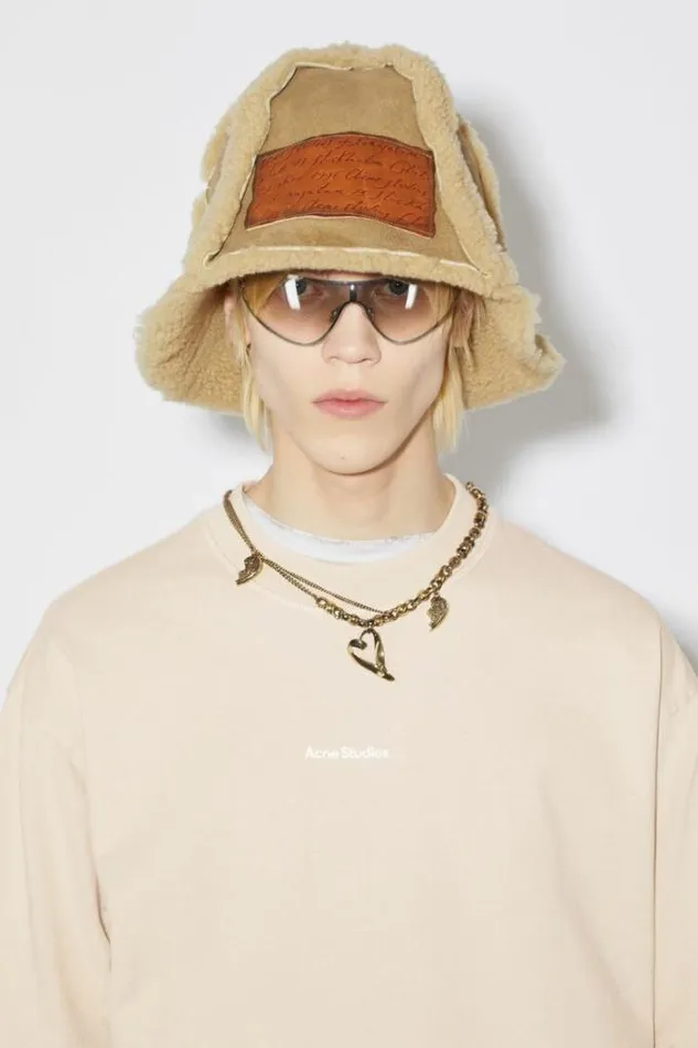 Acne Studios Jewellery Man Charm Necklace Antique Gold