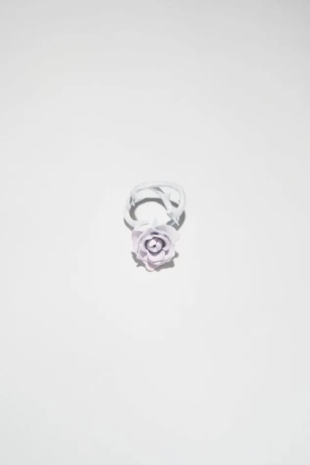 Acne Studios Jewellery Man Rose RingRunway Show White