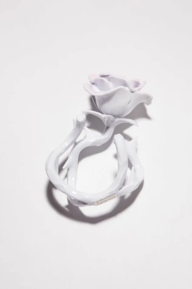 Acne Studios Jewellery Man Rose RingRunway Show White