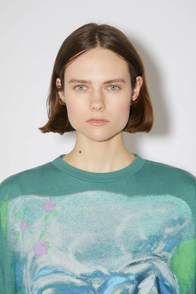 Acne Studios Jewellery Woman Bow Earrings Antique Gold