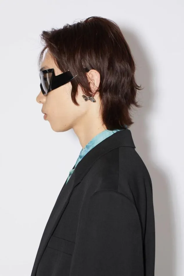 Acne Studios Jewellery Woman Bow Earrings Antique Silver