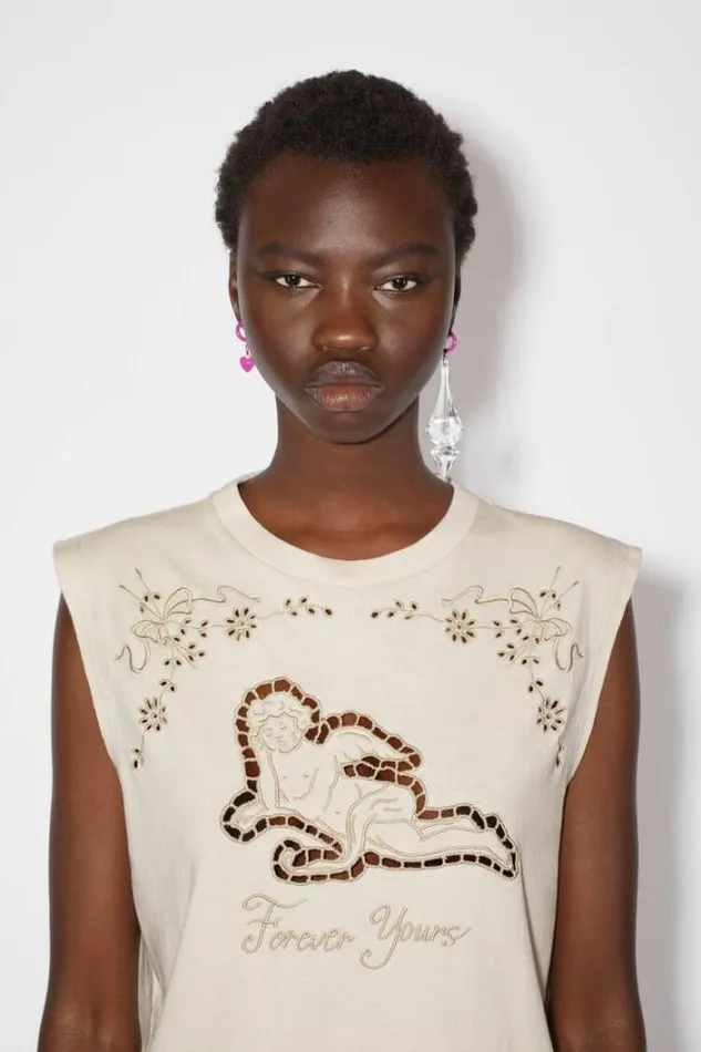 Acne Studios Jewellery Woman Chandelier Charm Earrings Pink