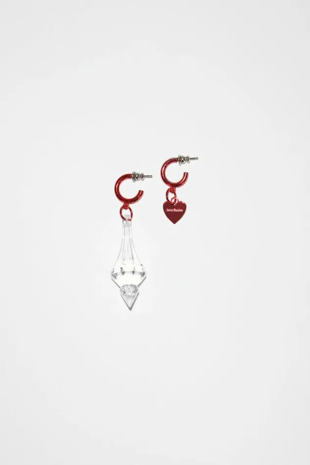 Acne Studios Jewellery Woman Chandelier Earrings Red