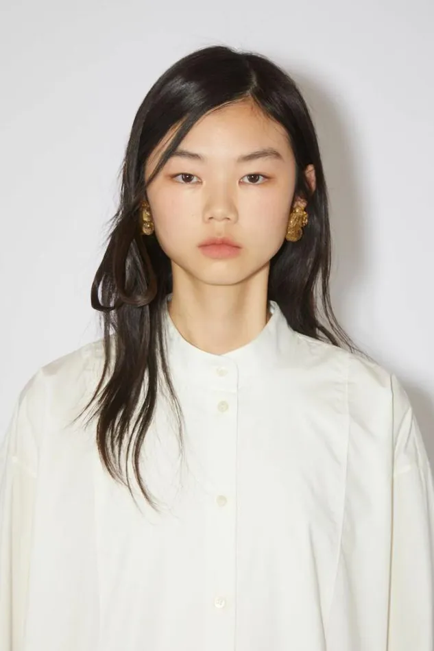 Acne Studios Jewellery Woman Flower Earrings Gold