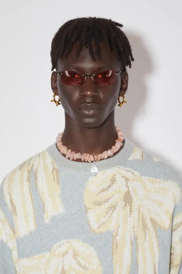 Acne Studios Jewellery Woman Knot Earrings Gold