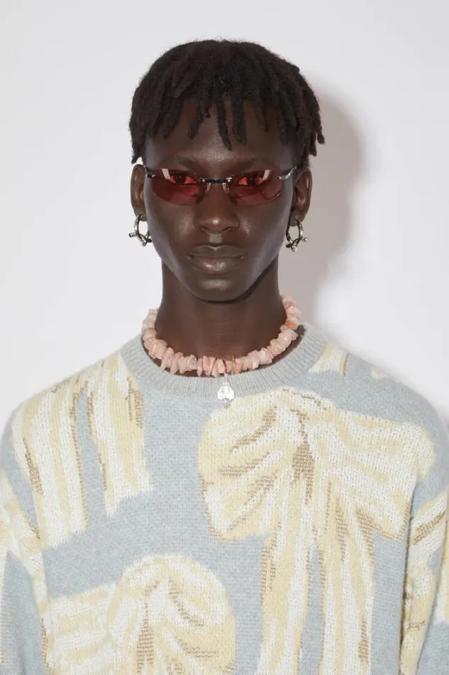 Acne Studios Jewellery Woman Knot Earrings Silver