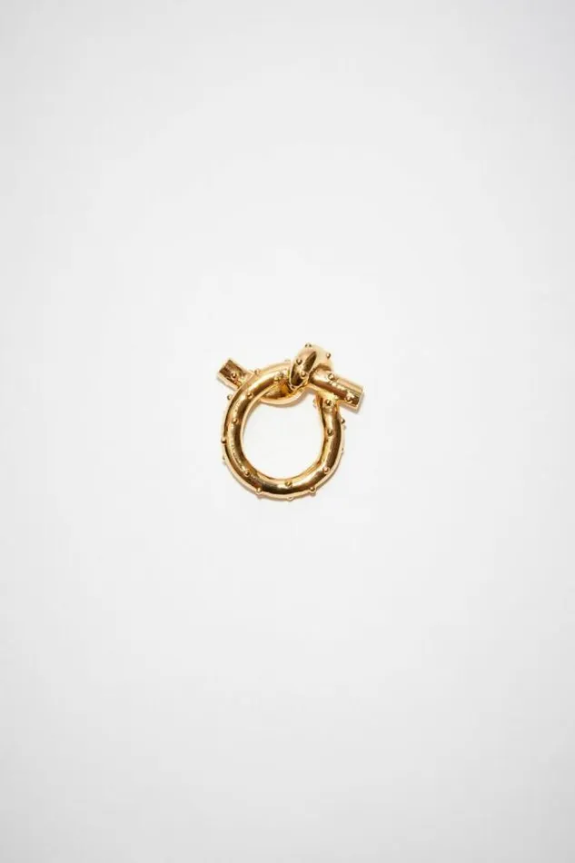 Acne Studios Jewellery Woman Knot Ring Gold