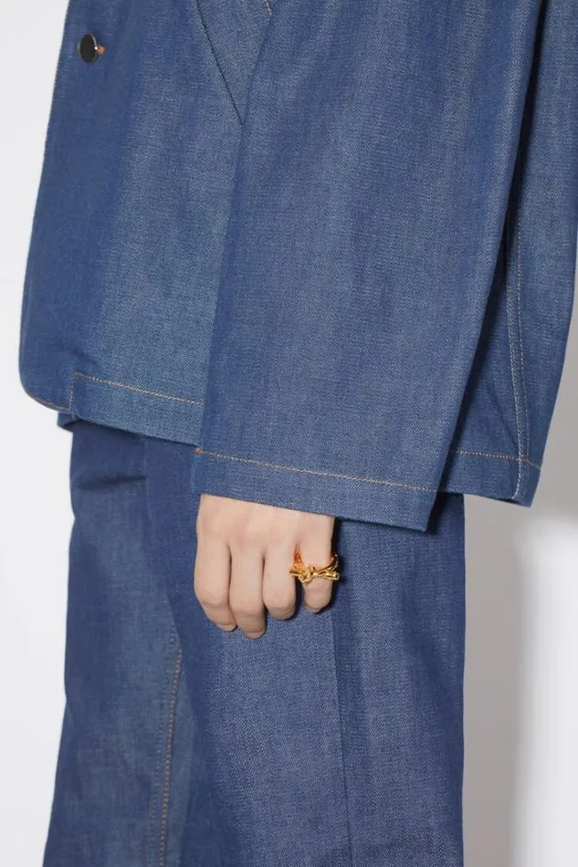 Acne Studios Jewellery Woman Knot Ring Gold