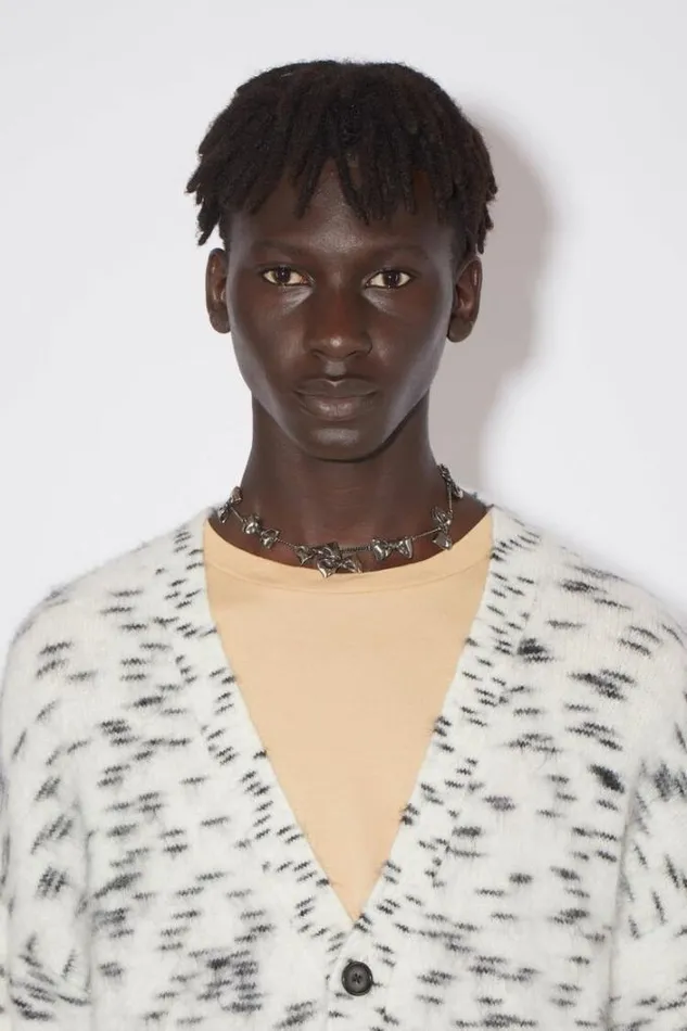 Acne Studios Jewellery Woman Multi Bow Necklace Antique Silver