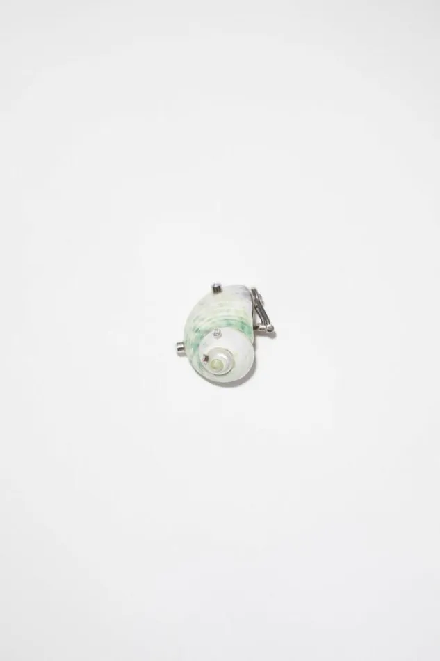 Acne Studios Jewellery Woman Shell EarringRunway Show Transparent