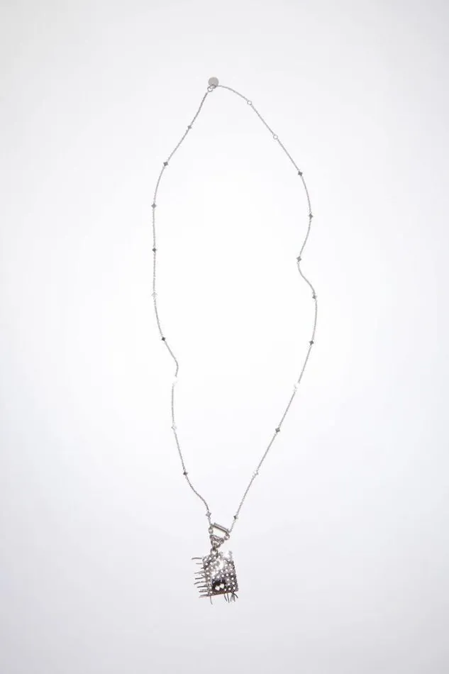 Acne Studios Jewellery Woman Silver NecklaceLimited Edition Silver