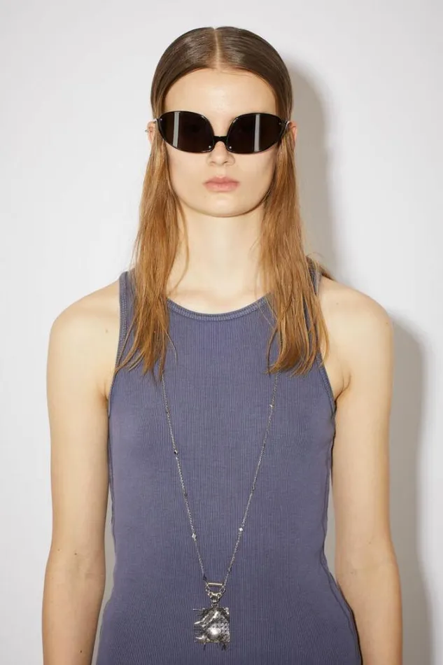 Acne Studios Jewellery Woman Silver NecklaceLimited Edition Silver