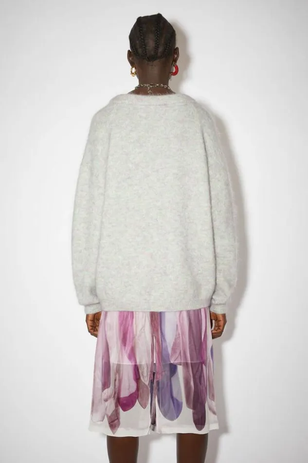 Acne Studios Knitwear Woman Crew Neck Jumper Soft Green Melange