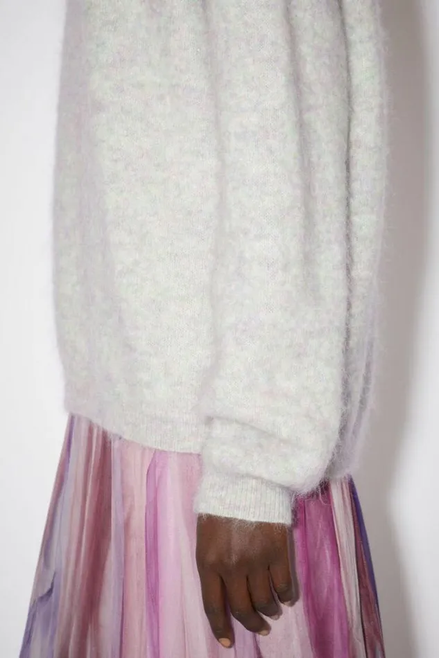 Acne Studios Knitwear Woman Crew Neck Jumper Soft Green Melange