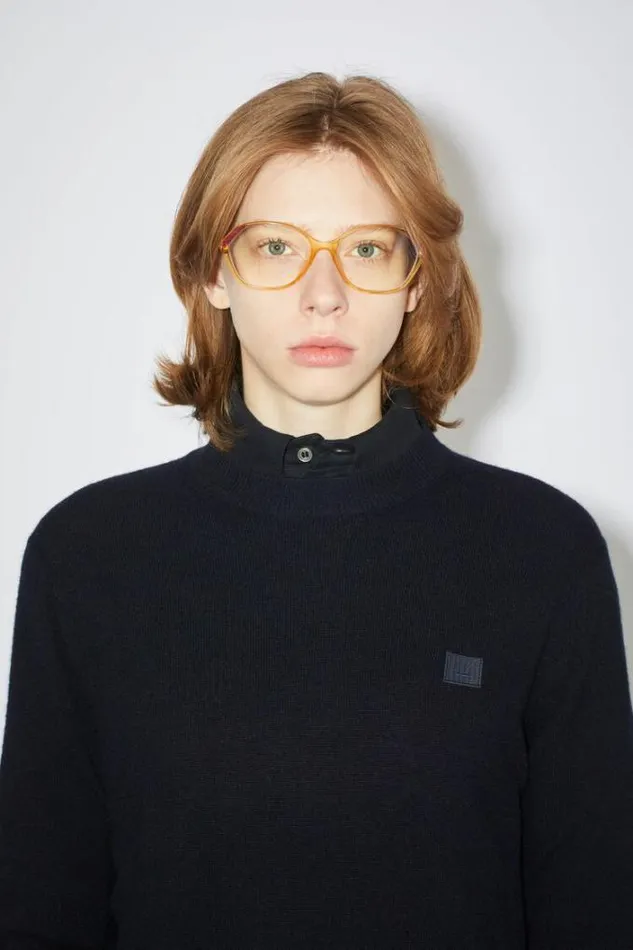Acne Studios Knitwear Woman Crew Neck SweaterUnisex Black