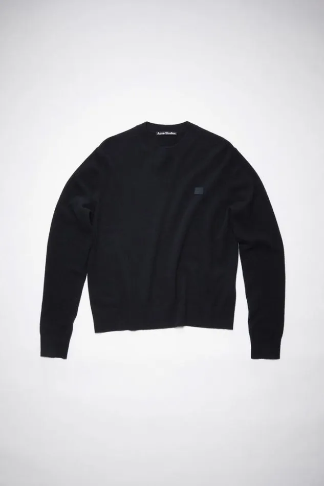 Acne Studios Knitwear Woman Crew Neck SweaterUnisex Black
