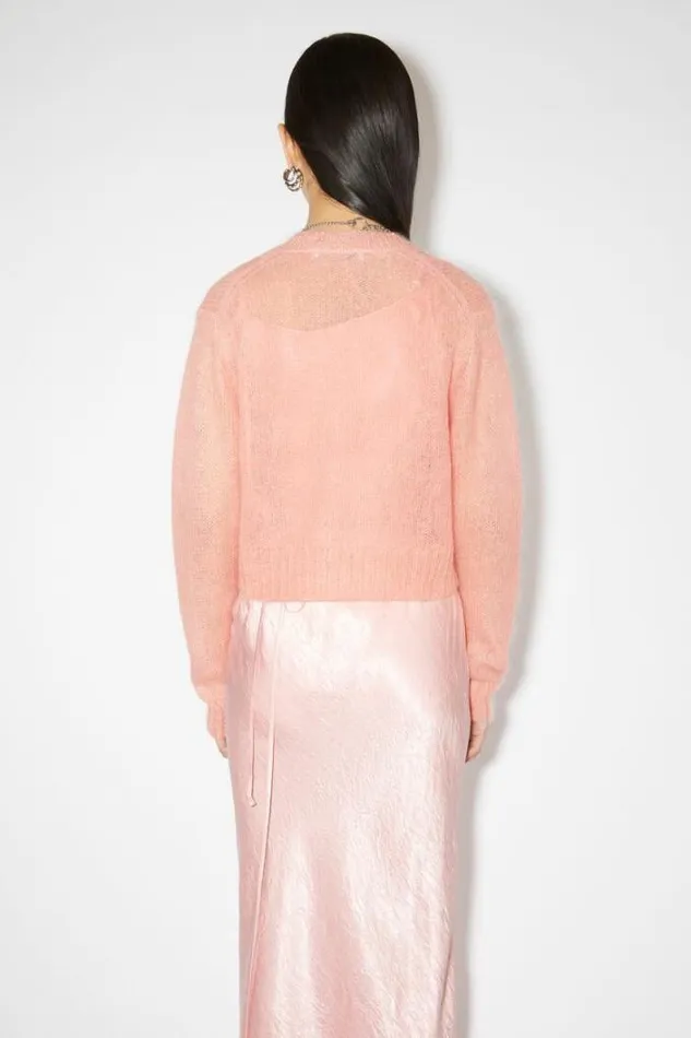 Acne Studios Knitwear Woman Mohair Blend Jumper Sherbet Pink