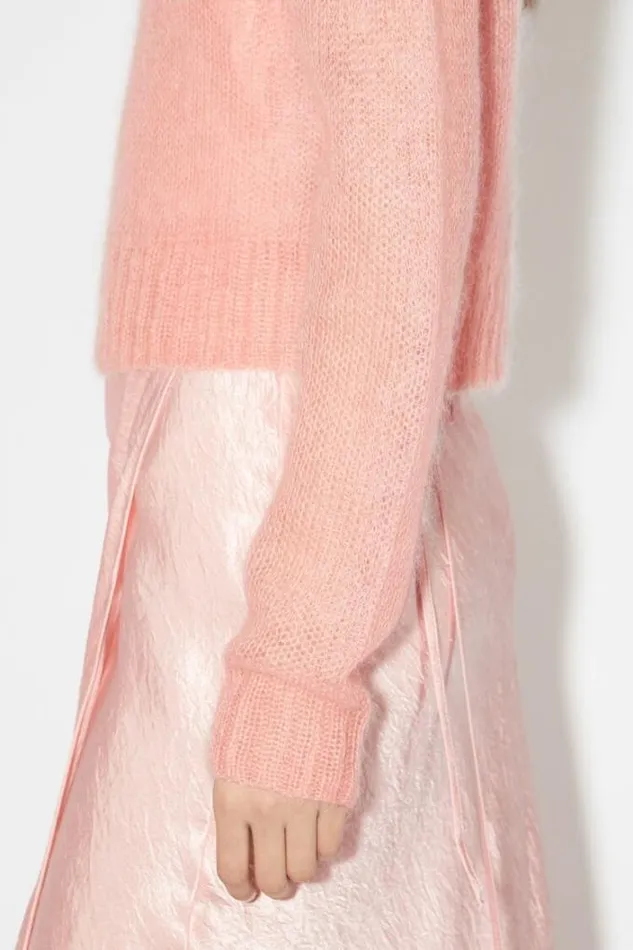 Acne Studios Knitwear Woman Mohair Blend Jumper Sherbet Pink