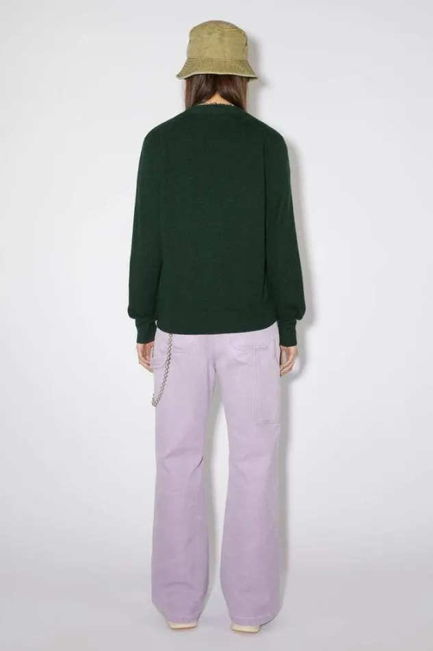 Acne Studios Knitwear Woman Wool CardiganUnisex Bottle Green